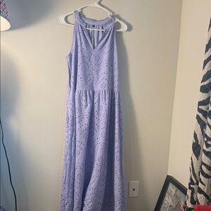 Eyelet  Lavender Sleeveless Dress size small NWT